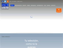 Tablet Screenshot of canal1tv.es